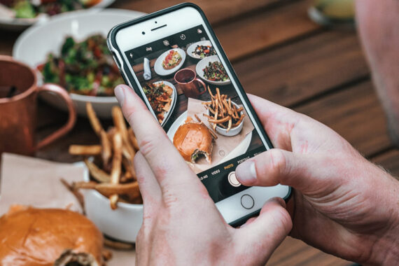 bestil måltidskasser fra din mobiltelefon