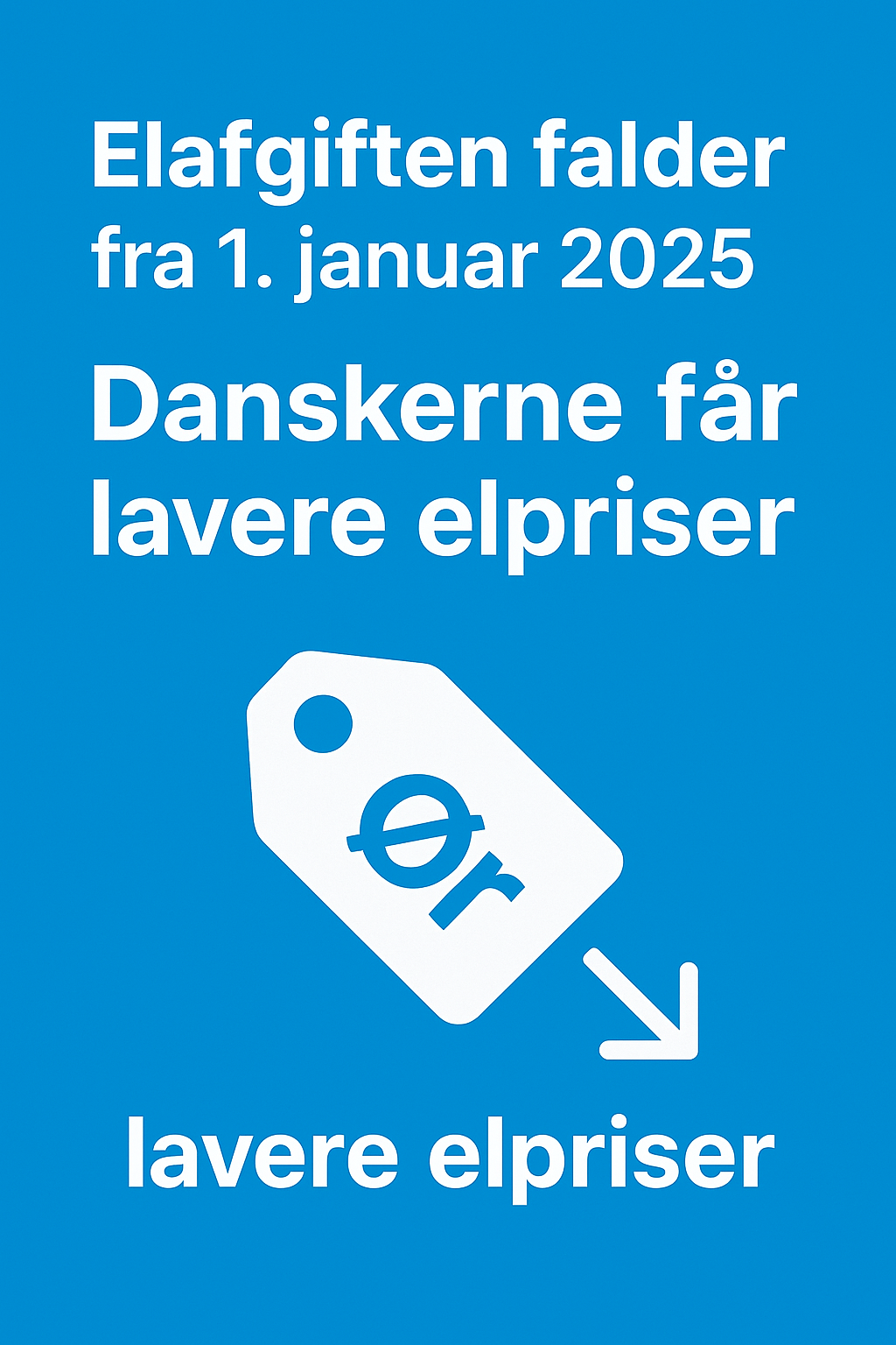 billigere el-afgift