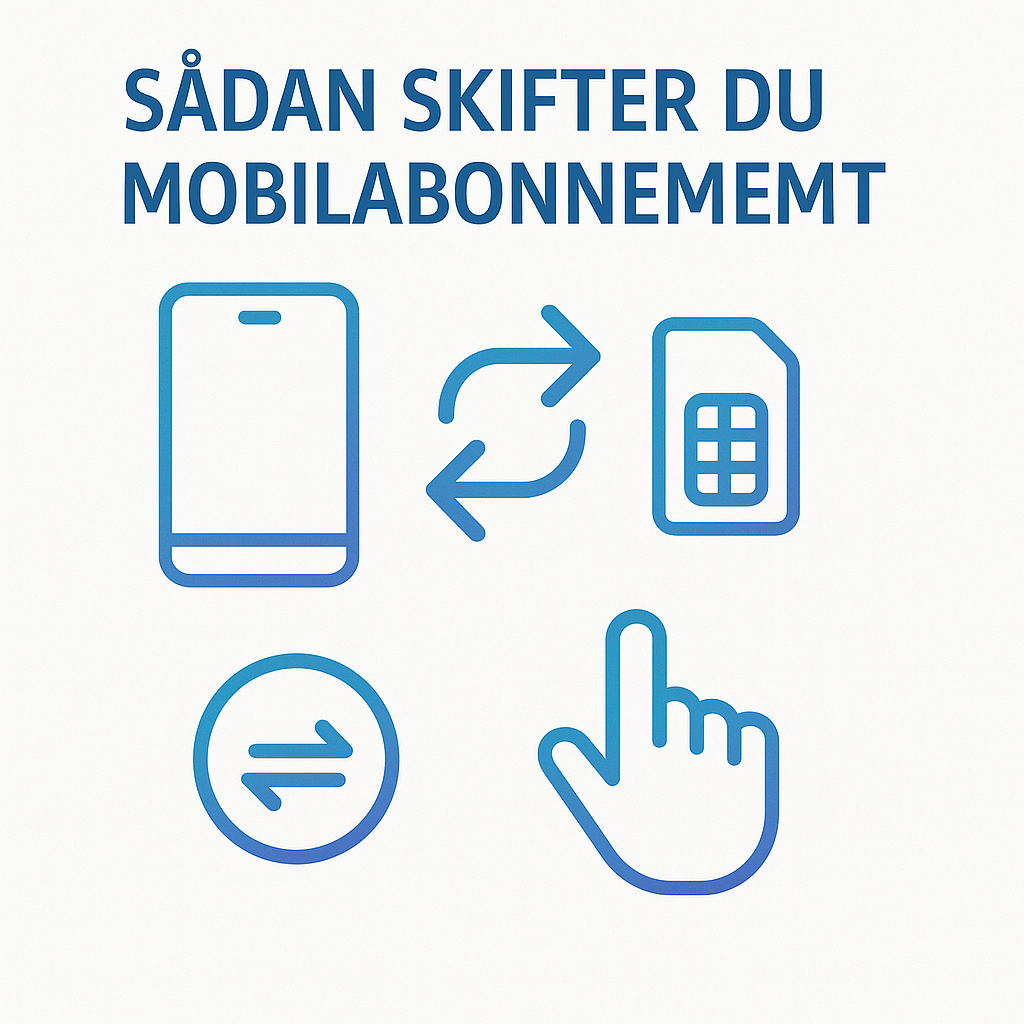 skift mobilabonnement findaphone
