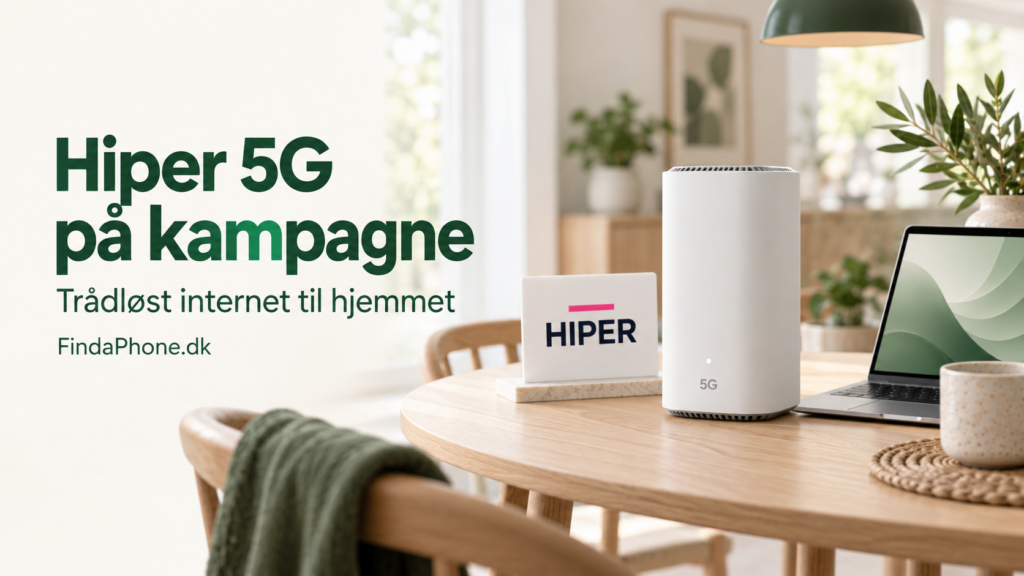 Hiper har ny 5G-kampagne: 179 kr. i seks måneder og fri data